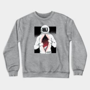 Astronaut with Universe inside T-Shirt Crewneck Sweatshirt